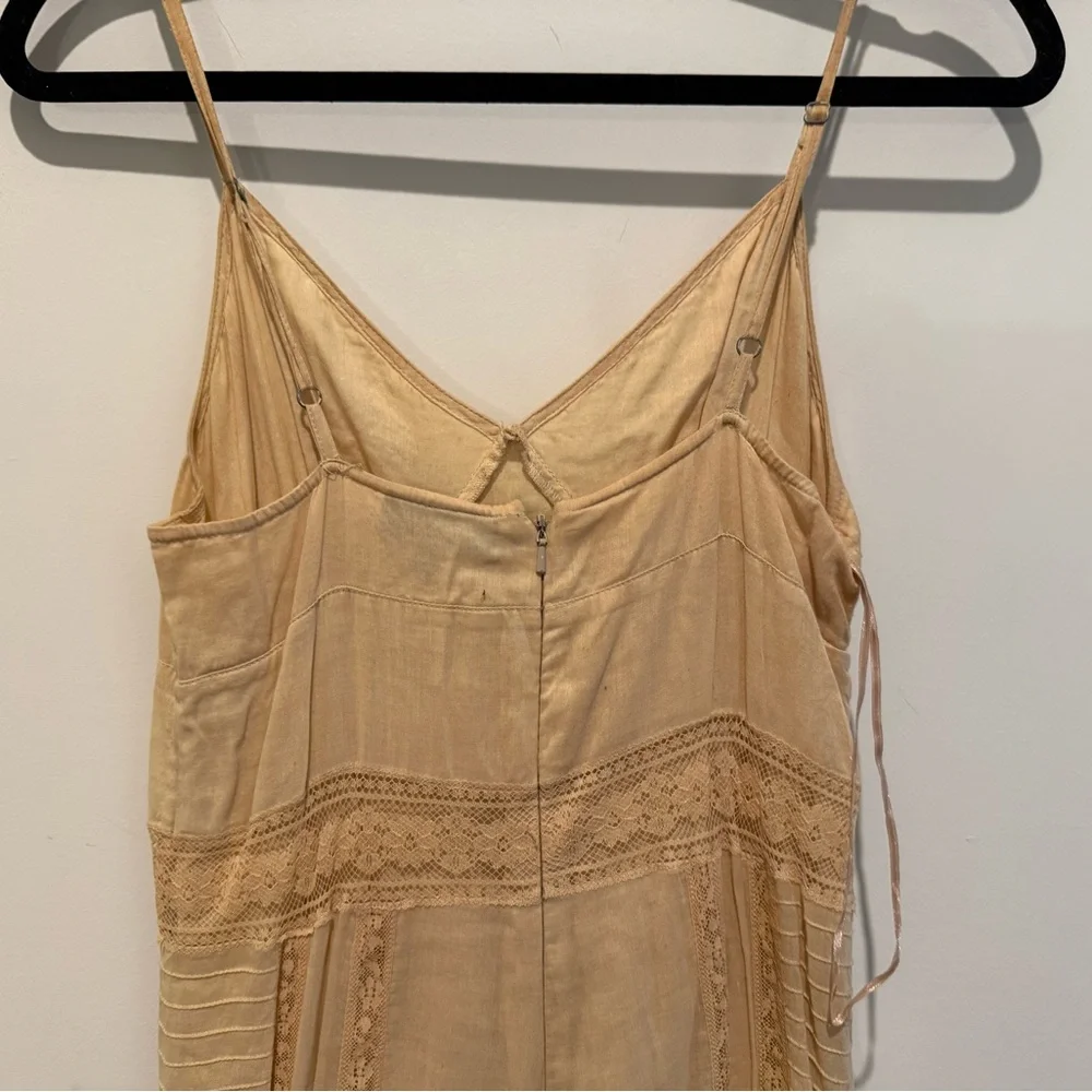 Topshop Beige Lace Maxi Dress - Picture 7 of 8